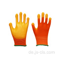 Gartenserie Nylon Nitril Orange Kinderhandschuhe